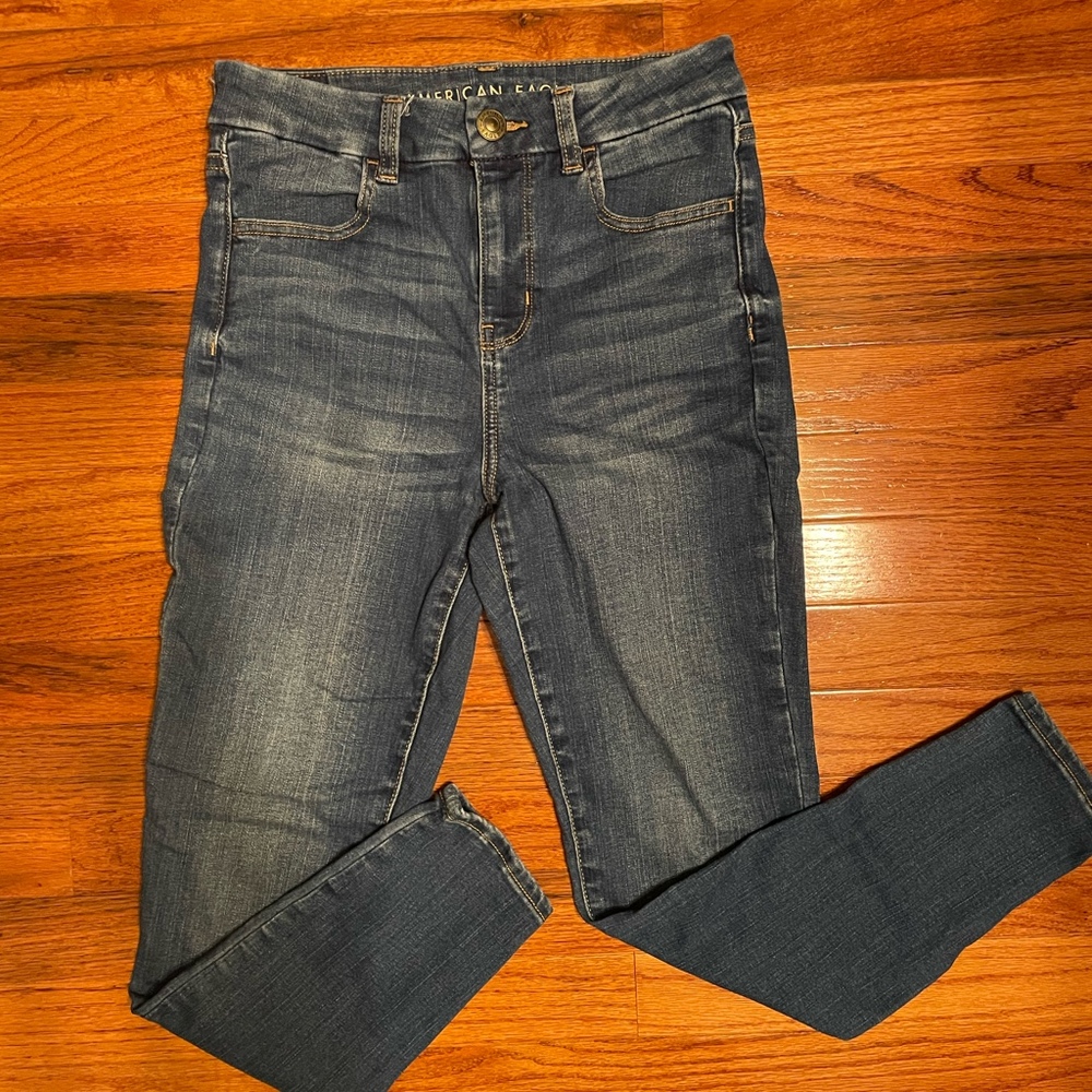 American Eagle Women’s Curvy High Rise Jegging Size 4 Short